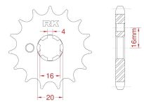 Front sprocket 15 teeth