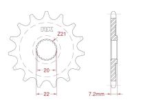 Front sprocket 14 teeth