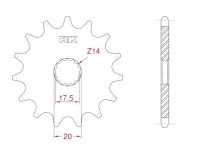 Front sprocket 10 teeth