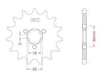 Front sprocket 12 teeth