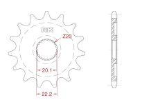 Front sprocket 14 teeth