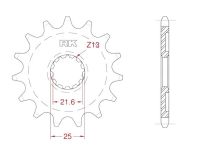 Front sprocket 13 teeth