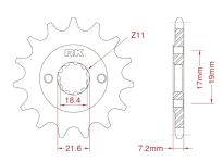 Front sprocket 13 teeth