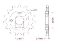 Front sprocket 15 teeth