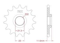 Front sprocket 14 teeth