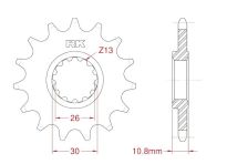 Front sprocket 16 teeth