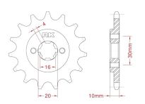 Front sprocket 12 teeth