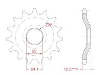 Front sprocket 15 teeth