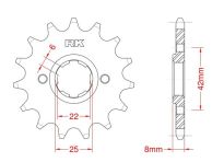 Front sprocket 13 teeth