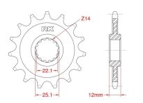 Front sprocket 14 teeth