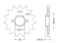 Front sprocket 15 teeth