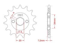 Front sprocket 13 teeth