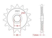 Front sprocket 11 teeth