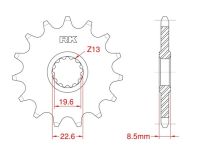 Front sprocket 14 teeth