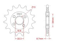 Front sprocket 14 teeth