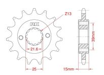 Front sprocket 14 teeth