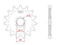 Front sprocket 13 teeth