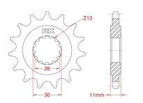 Front sprocket 15 teeth