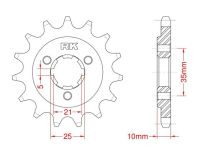 Front sprocket 15 teeth