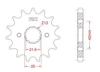 Front sprocket 17 teeth