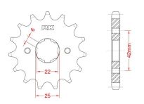 Front sprocket 16 teeth