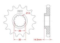 Front sprocket 18 teeth