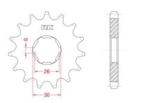 Front sprocket 17 teeth