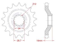 Front sprocket 17 teeth