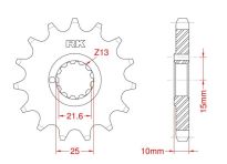 Front sprocket 15 teeth