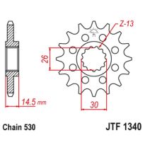 Front sprocket 18 teeth