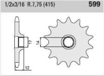 Front sprocket 13 teeth