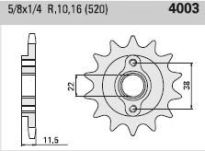 Front sprocket 14 teeth