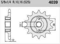 Front sprocket 15 teeth