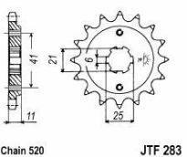 Front sprocket 15 teeth