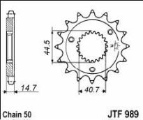 Front sprocket 21 teeth