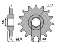 Front sprocket 16 teeth