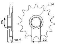 Front sprocket 15 teeth