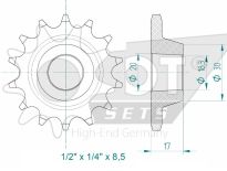 Front sprocket 13 teeth