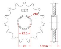 Front sprocket 10 teeth