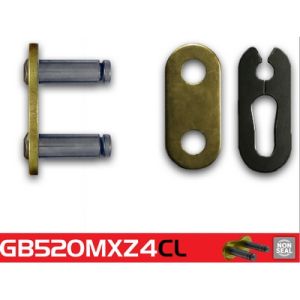 Clip master link RK 520 MXZGB gold