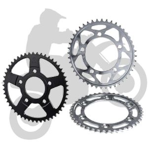 Steel rear sprocket 46 teeth