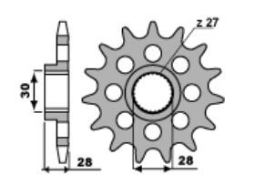 Front sprocket 18 teeth