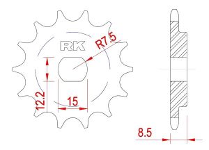 Front sprocket 10 teeth