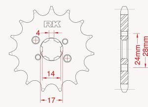 Front sprocket 12 teeth