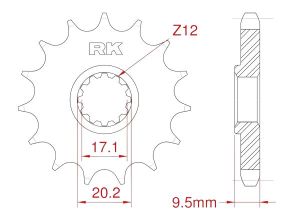 Front sprocket 11 teeth