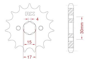 Front sprocket 14 teeth