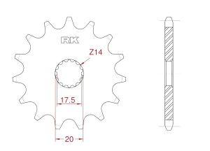 Front sprocket 11 teeth