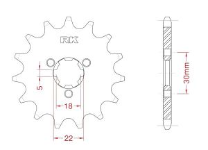 Front sprocket 12 teeth