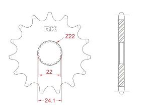 Front sprocket 11 teeth