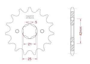 Front sprocket 12 teeth